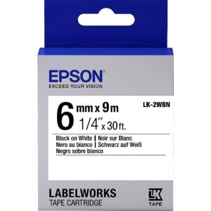 Epson TAPE LK-2WBN STD BLK-/WHT 6/9 . C53S652003 8715946611105