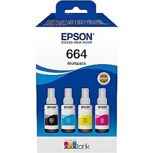 Epson C13T66464A ink cartridge 4 pc(s) Compatible Black