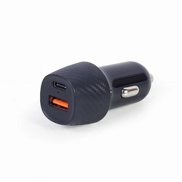 Gembird 2port USB car fast charger 18W TA-U2QC3-CAR-02 8716309119368