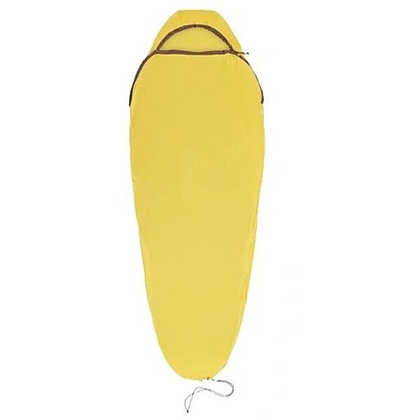 Sea To Summit Reactor Sleeping Bag Liner - Mummy W/ Drawcord- compact- yellow ASL031061-190906 9327868158430