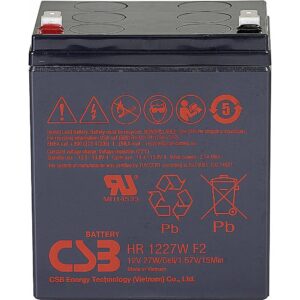 CSB AGM Battery 27W@15min F2 6.5Ah 3-5y HR1227WF2 HR1227WF2 ABEAN-AZ62781