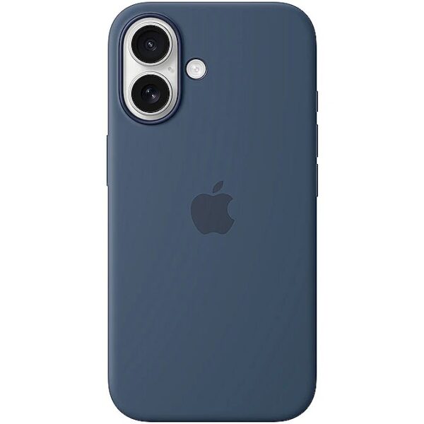 Apple iPhone 16 Silicone Case with MagSafe - Denim MYY23ZM/A 0195949884962