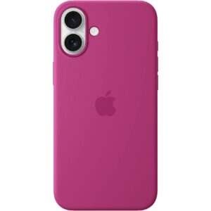 Apple iPhone 16 Plus Silicone Case with MagSafe - Fuchsia MYYE3ZM/A 195949885181