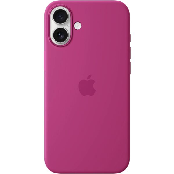 Apple iPhone 16 Plus Silicone Case with MagSafe - Fuchsia MYYE3ZM/A 195949885181