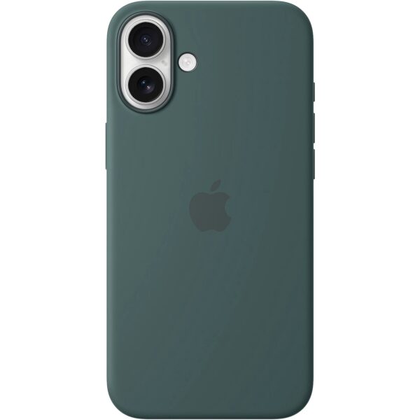 Apple iPhone 16 Plus Silicone Case with MagSafe - Lake Green MYYH3ZM/A 195949885242