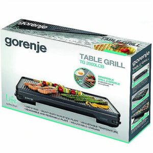 Gorenje | Grill | TG2000LCB | Table | 2000 W | Black TG2000LCB 3838782178467