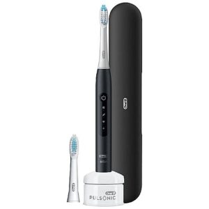 Oral-B Toothbrush | Pulsonic Slim Luxe 4500 | Rechargeable | For adults | Number of brush heads included 2 | Number of teeth brushing modes 3 | Sonic technology | Black Pulsonic Slim Luxe 4500 Matte Black 4210201396420