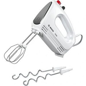 Bosch | Hand Mixer | MFQ22100 CleverMixx | Hand Mixer | 375 W | Number of speeds 4 | Turbo mode | White/Dark Grey MFQ22100 4242002944388