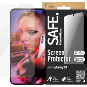 PanzerGlass SAFE by PanzerGlass Screen Protector Samsung Galaxy S24 | Ultra-Wide Fit w EasyAligner | SAFE95666 5711724956669