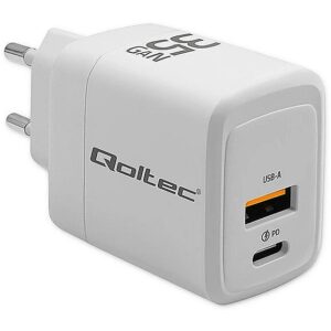 Qoltec GaN 35W charger 5V 20V 1.5A 3A