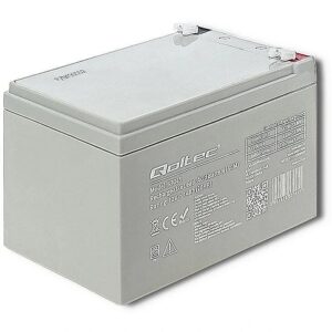 Qoltec Battery AGM | 12V | 14Ah | max.210A 53045 5901878530451