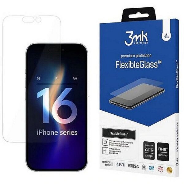 3MK Apple iPhone 16 Pro - 3mk FlexibleGlass 5903108586405 5903108586405