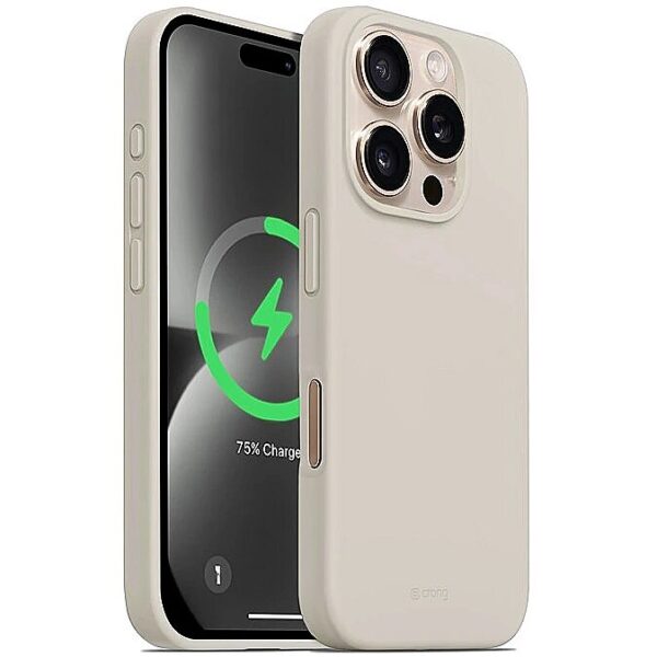 Crong Color Cover Magnetic do iPhone 16 Pro Max kamienny beż CRGCOLRMIP1669PSTN 5904310704885