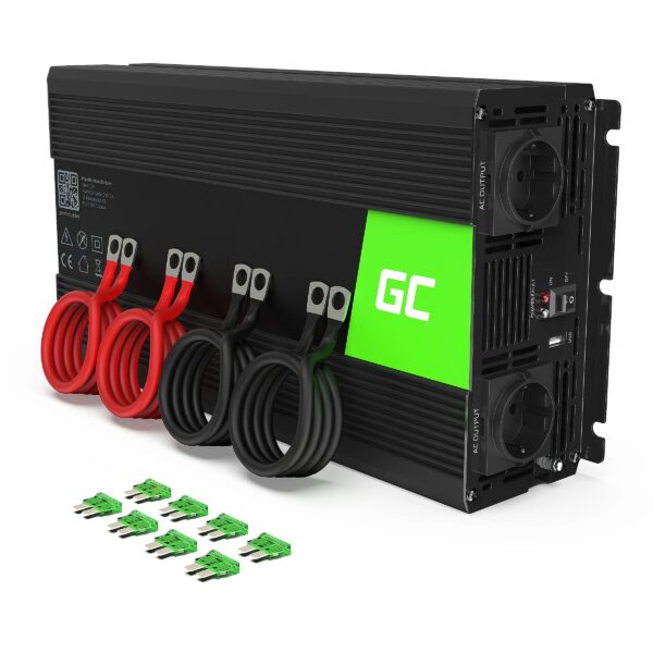 Green Cell Power Inverter 24V to 230V 2000W/4000W Modified sine wave INV26 5907813966859