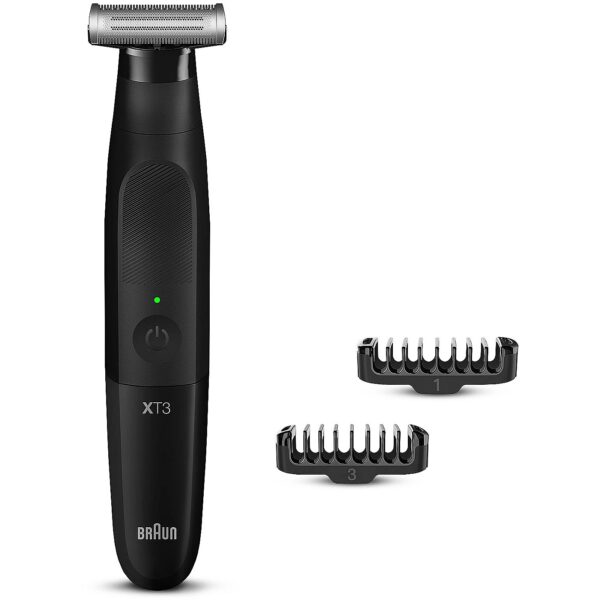 Braun Beard Trimmer | Series XT 3100 | Cordless | Number of length steps 3 | Black XT 3100 7500435206327