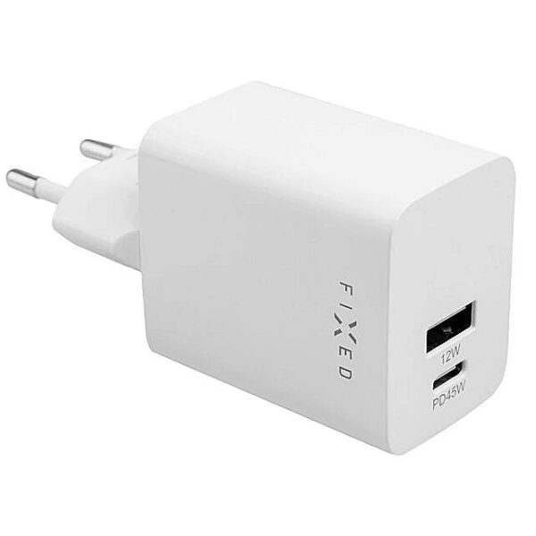 Fixed Mini USB-C/USB Travel Charger 45W | FIXC45M-CU-WH FIXC45M-CU-WH 8591680149995