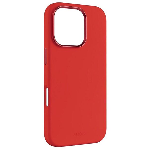 Fixed MagFlow | Back cover | Apple | iPhone 16 Pro | Liquid silicon | Red FIXFLM2-1402-RD 8591680171460