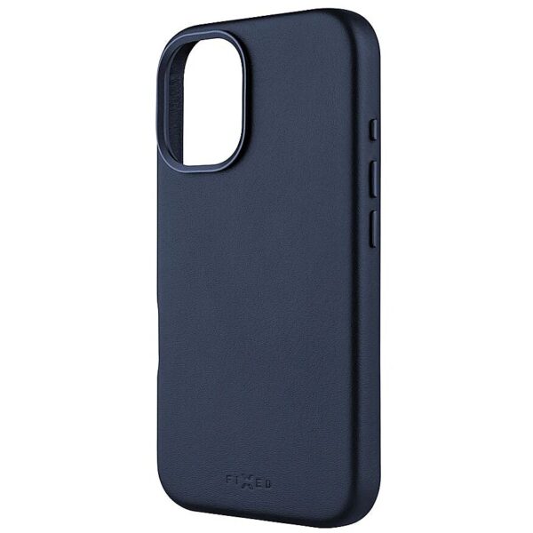 Fixed MagLeather | Back cover | Apple | iPhone 16 | Leather | Blue FIXLM-1400-BL 8591680172023