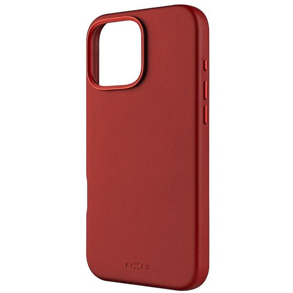 Fixed MagLeather | Back cover | Apple | iPhone 16 Pro Max | Leather | Red FIXLM-1403-RD 8591680172153