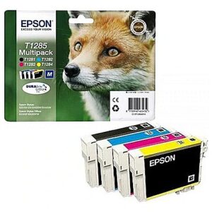 Epson T1285 ink cartridge black + tri-co C13T12854012 8715946465432