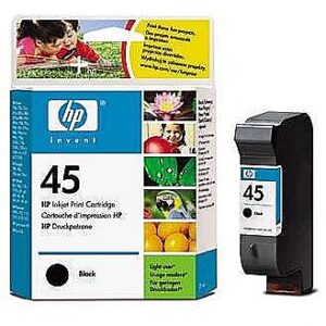 Hewlett Packard NO 45 BLACK INK CARTRIDGE