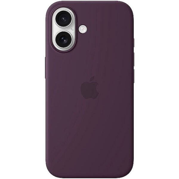 Apple iPhone 16 Silicone Case with MagSafe - Plum MYY43ZM/A 0195949885006