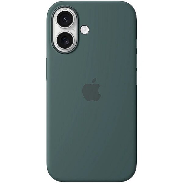 Apple iPhone 16 Silicone Case with MagSafe - Lake Green MYY83ZM/A 0195949885082