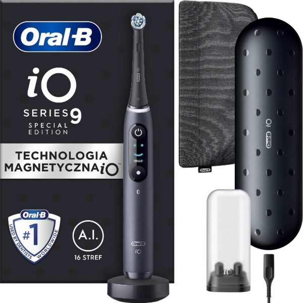 Braun IOM9.1B2.2ADH Oral-B iO9 Elektriskā Zobu Birste Black Special Edition IOM9.1B2.2ADH 4210201422044