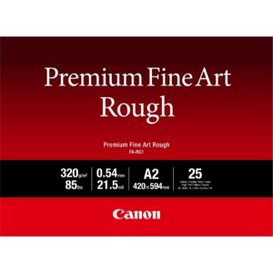 Canon PREMIUM FINEART ROUGH A2 25 SHEETS FINE ART PAPER 4562C005 4549292170412