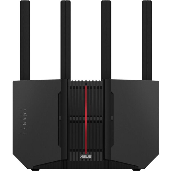 Asus Tri-band WiFi 7 Router | RT-BE92U BE9700 | 802.11be | 5764 Mbit/s | 2500 Mbit/s | Ethernet LAN (RJ-45) ports 5 | Mesh Support Yes | MU-MiMO Yes | 4G/5G | Antenna type External antenna | 1 90IG0950-MO9A0V 4711387580660