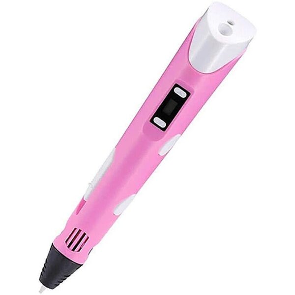 RoGer 3D Idea Printing Pen For Creating Figures via PLA / ABS Material (Ø 1.75mm) Pink RO-3D-PEN-PI 4752168096512