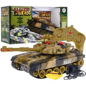 RoGer R/C Tank Desert Camouflage Toy Car 2.4 GHz ZRC.9993.BEZ 4752168121160