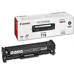 Canon TONER 718 BLACK 3400P 2662B002 4960999628639