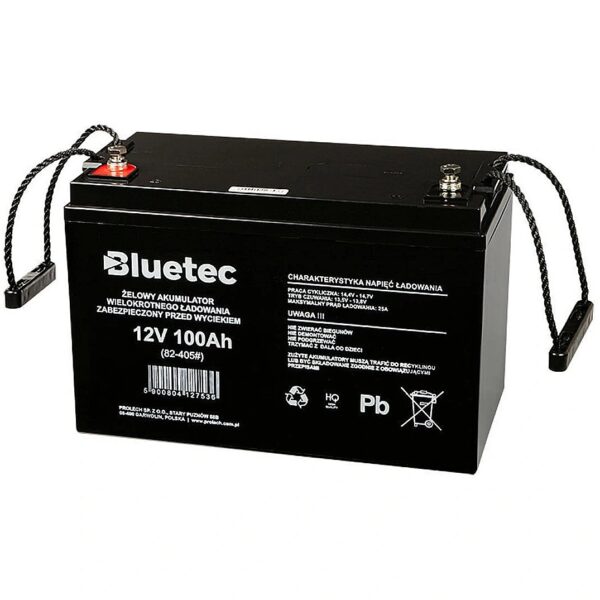 Blow Gel battery 12V/ 100Ah BLUETEC 82-405# 5900804127536