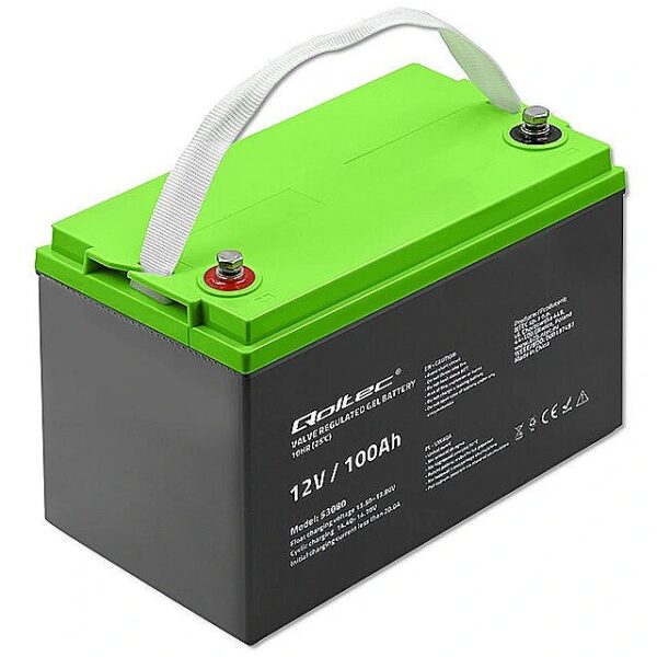 Qoltec Gel battery 12V