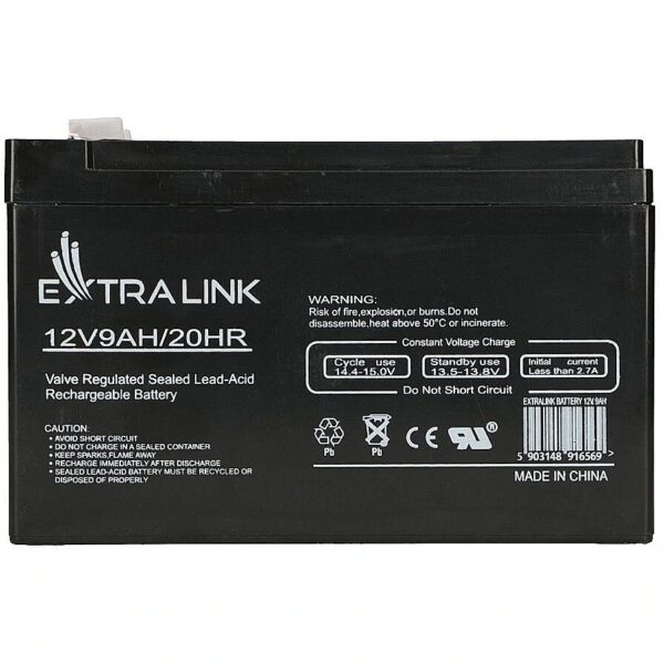 ExtraLink Rechargeable battery AGM 12V 9Ah EX.16569 5903148916569