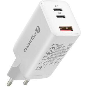 everActive CHARGER USB/USB-C QC4+ 65W WHITE SC-650Q 5903205772992