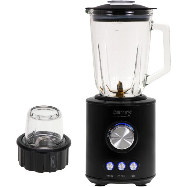 Camry Blender | CR 4088 | Tabletop | 1800 W | Jar material Glass | Jar capacity 1.5 L | Ice crushing | Piano Black CR 4088 5905575905475