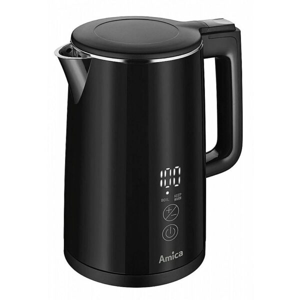 Amica Kettle KF6012 Digital 1.5l black 1193589 5906006935894