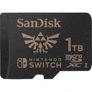 Sandisk microSDXC card for Nintendo Switch