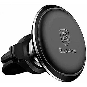 Baseus Telefona turētājs Baseus Magnetic Air Black C40141201113-00 6932172648763