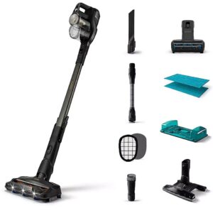 Philips Vacuum cleaner XC8349/01	Aqua Plus Cordless operating Handstick - W 25 V Operating time (max) 80 min Black Warranty 24 month(s) XC8349/01 8710103963691