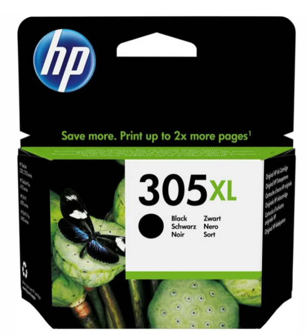 HP 305 XL 3YM62AE Tintes kartridžs Melns 3YM62AE 0194441597356