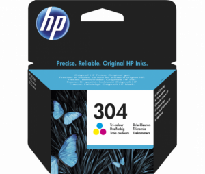 HP 304 Tri-Color Tintes Kārtidžs N9K05AE#UUS 889894860736