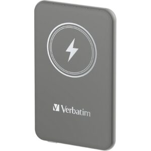 Verbatim MAG WIREL POWER BANK 5000 GREY CHARGEN GO POWERBANK 5000 GREY 32244 0023942322443