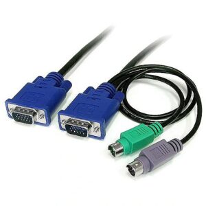 Startech 6 FT 3-IN-1 PS/2 KVM CABLE . SVECON6 0065030789868