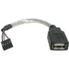 Startech 6IN USB MOTHERBOARD CABLE F/F . USBMBADAPT 0065030816953