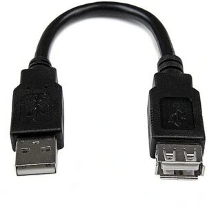 Startech 6IN USB EXT ADAPTER CABLE M/F . USBEXTAA6IN 0065030818544