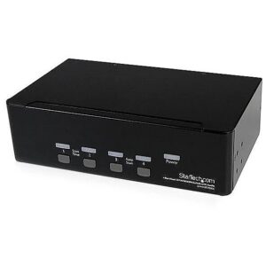 Startech 4 PORT DUAL DVI USB KVM SWITCH                                  IN SV431DD2DUA 0065030835695