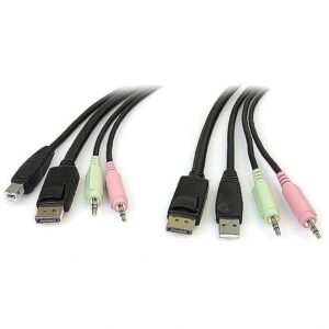 Startech USB DISPLAYPORT KVM CABLE . DP4N1USB6 0065030840125